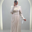 Vestido de noche Nefa Beige