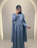 Vestido de noche Sarah Azul