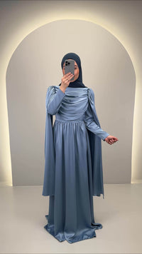 Vestido de noche Sarah Azul