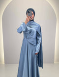 Vestido de noche Ilka Azul