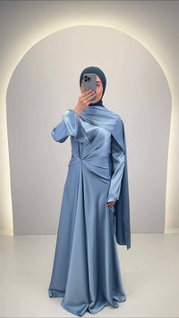Vestido de noche Ilka Azul