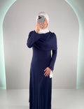 Vestido Maniya Azul Oscuro