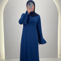 Vestido de noche Fima azul oscuro