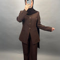 Nisa Blazer Kahverengi