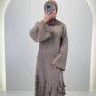 Vestido de noche Diya Taupe