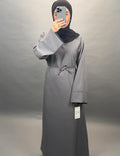 Vestido Elegante Gris