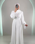 vestido de novia de Hafsa