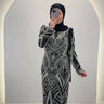 Vestido de noche Huda negro