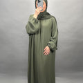 Sera Musselin Kleid Khaki