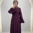 Vestido de noche Aramiel color vino
