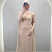 Vestido de noche Liora beige