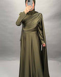 Liza Abendkleid Khaki