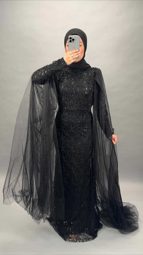 Masal Abendkleid Schwarz
