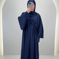 Abaya Melek Azul oscuro