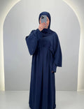 Melek Abaya Dark Blue