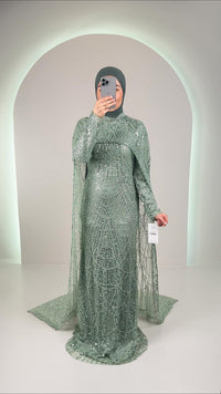 Milea Vestido de noche Menta