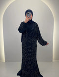 Vestido de noche Minara azul oscuro