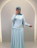 Vestido de noche Seyla Menta