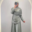 Vestido de noche Liyan menta
