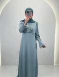 Vestido de noche Melday Menta