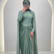 Vestido de noche Tiya Mint