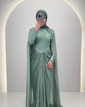 Vestido de noche Tiya Mint