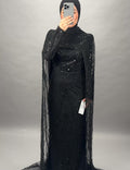 Vestido de noche Milea Negro