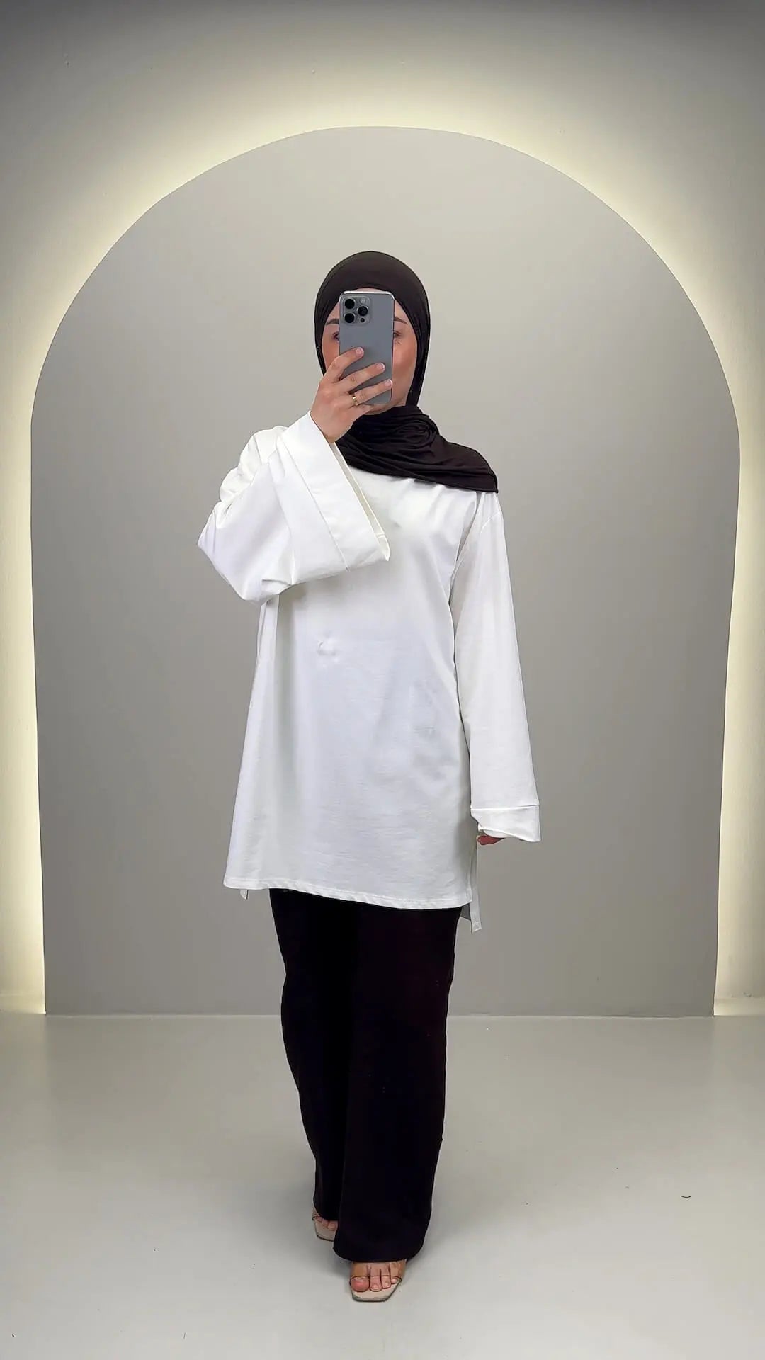 Miza Top Blanco