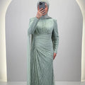 Vestido de noche Asell Mint