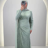 Vestido de noche Asell Mint
