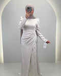 Vestido de noche Nalea Beige