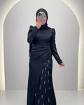 Vestido de noche Nalea negro