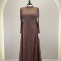 Nayla Evening dress Taupe