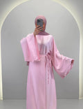 Nesa Abaya Pink
