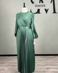 Vestido de noche Ponti Caqui