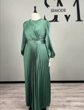 Vestido de noche Ponti Caqui