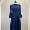 Vestido de noche Sorin azul oscuro