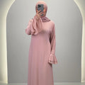 Vestido de noche Fima rosa