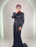 Vestido de noche Valeri Negro