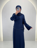 Vestido de noche Aramiel Azul oscuro
