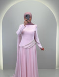 Vestido de noche Seyla Rosa