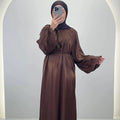 Simla Abaya Brown