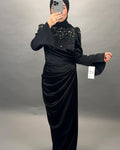 Sirin Vestido de Noche Negro
