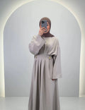 Vestido Lia Taupe