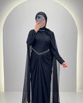 Vestido de noche Tiya negro