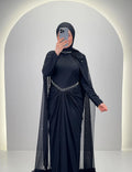 Vestido de noche Tiya negro