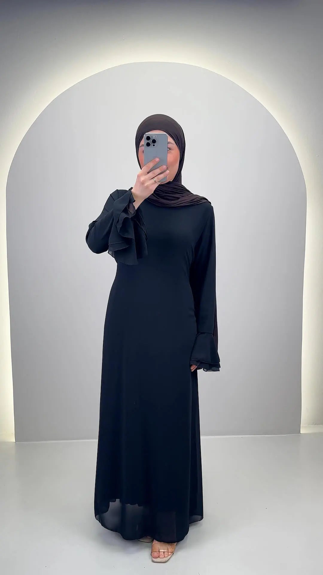 Vestido de noche Fima negro
