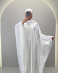 Nuza Abaya Blanco