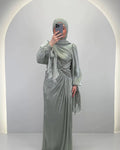 Vestido de noche Yildiz Mint