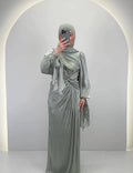 Vestido de noche Yildiz Mint